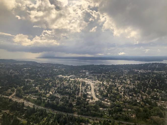 Panoramic Image of Lake Stevens, WA